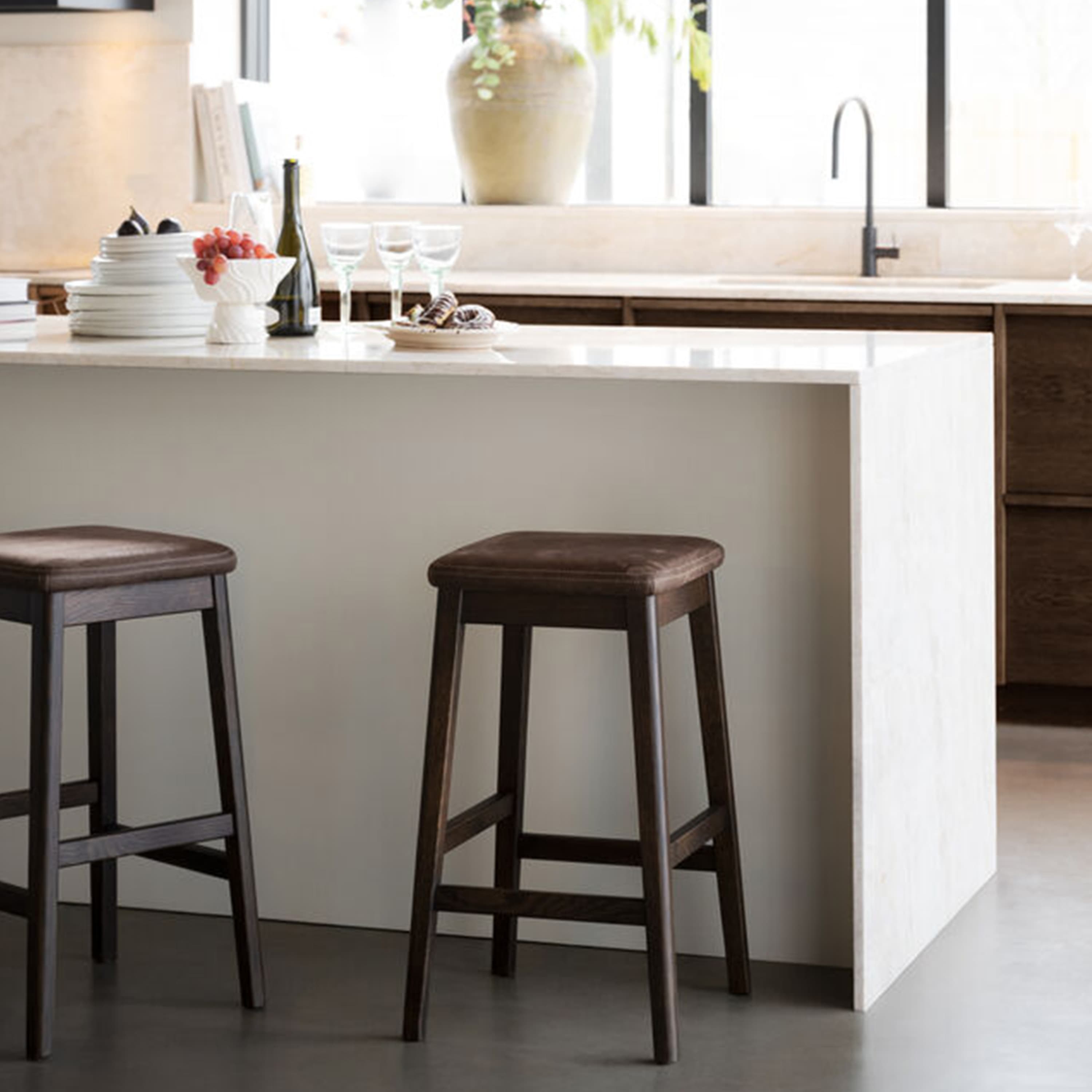 Livermore Barhocker Braune Eiche/Dunkelbraun