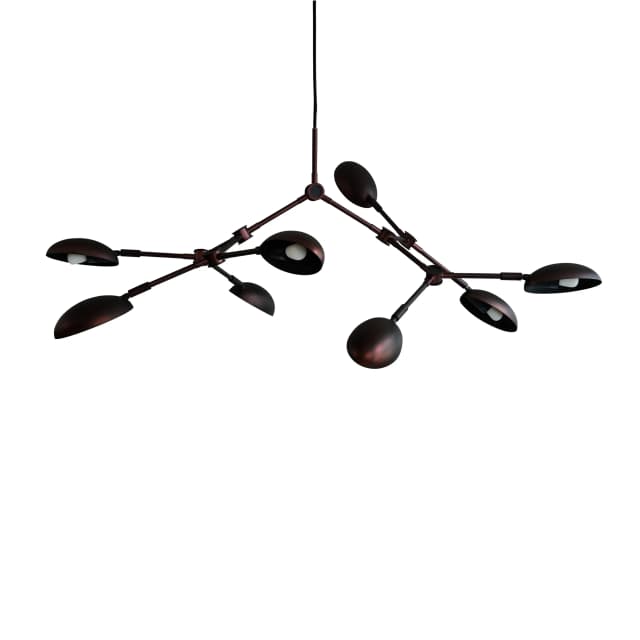 Drop Mini Mini Deckenleuchte Burned Black 111cm