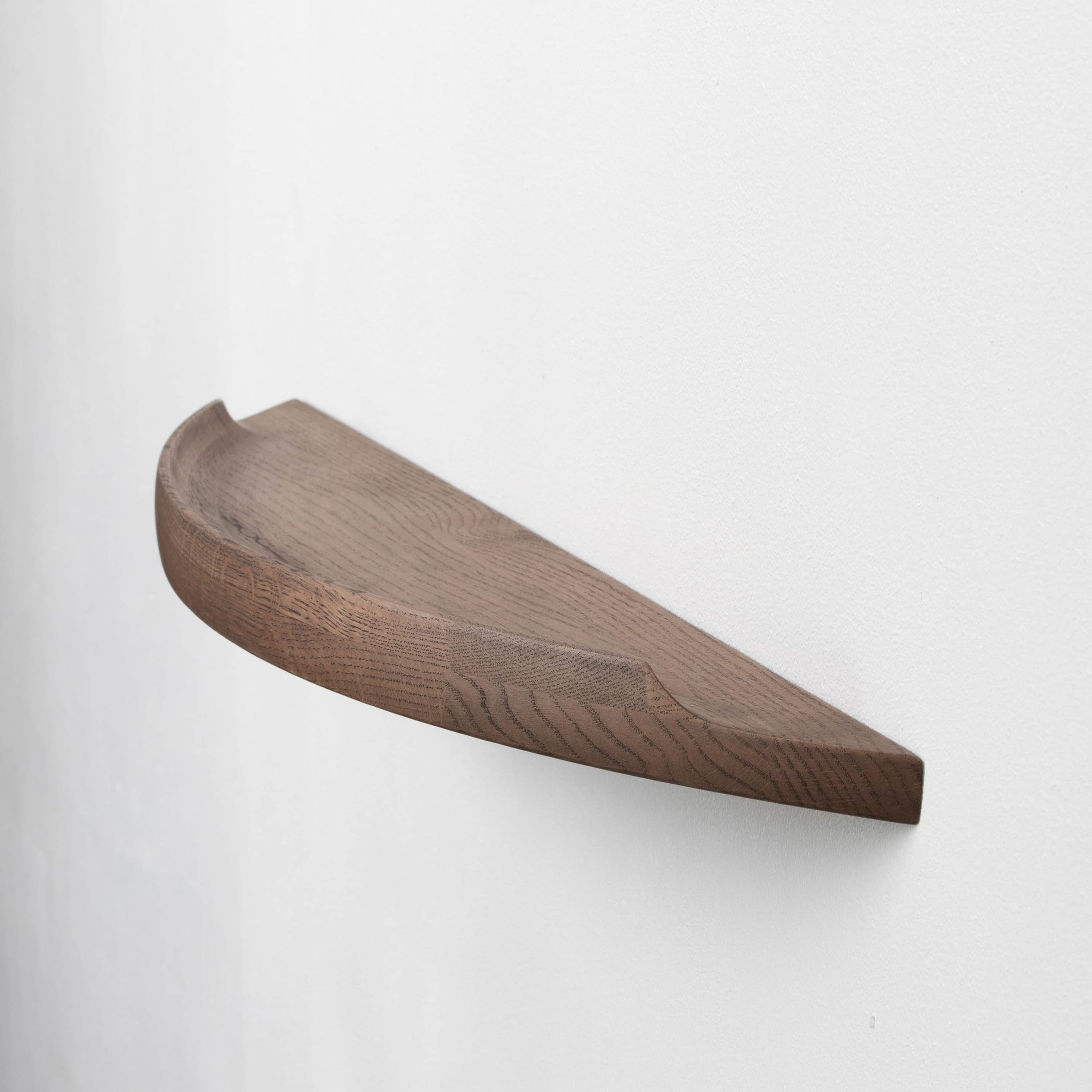 Arcus Wall Shelf Smoked Oil Oak Medium
