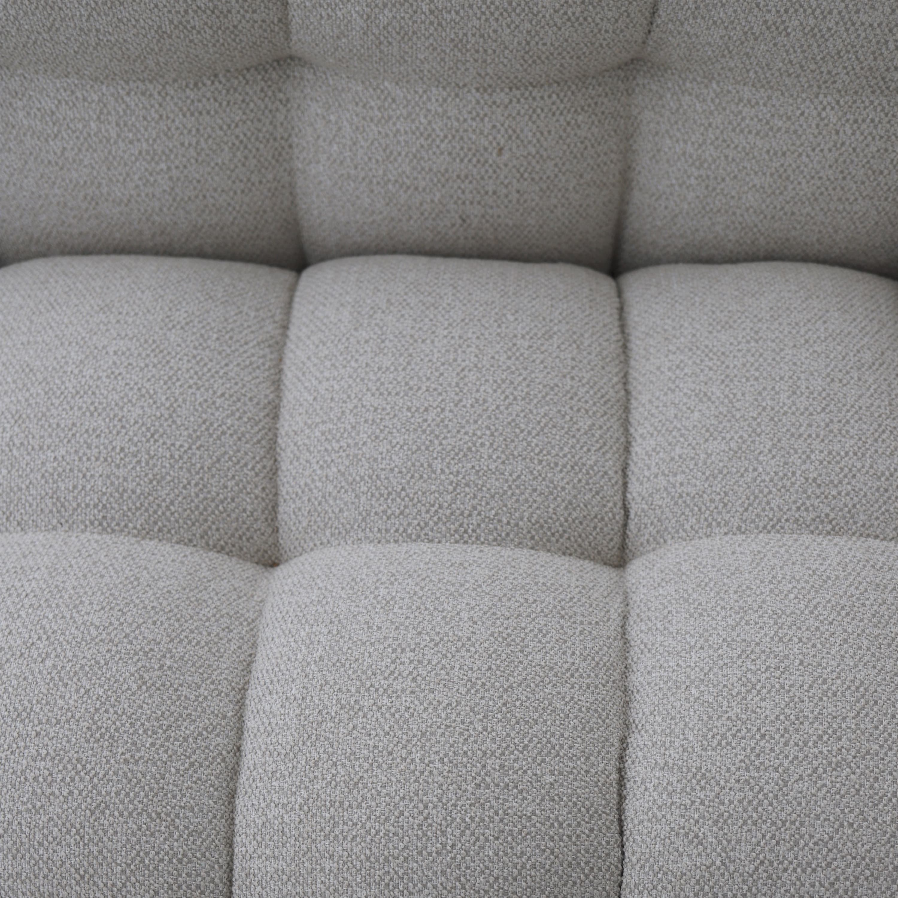 Billie 1-Sitzer Sofa Modul Links Armlehne Beige Bouclé 118cm
