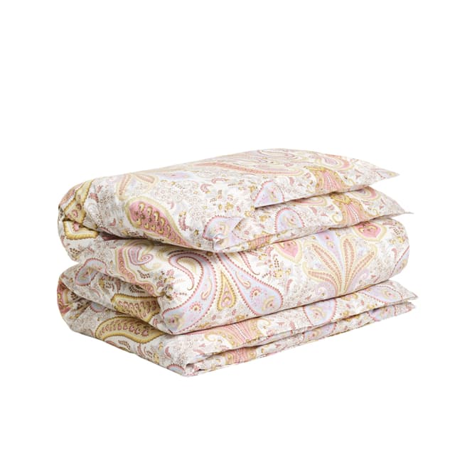 Key West Paisley Bettbezug Vanilla Yellow 150x210