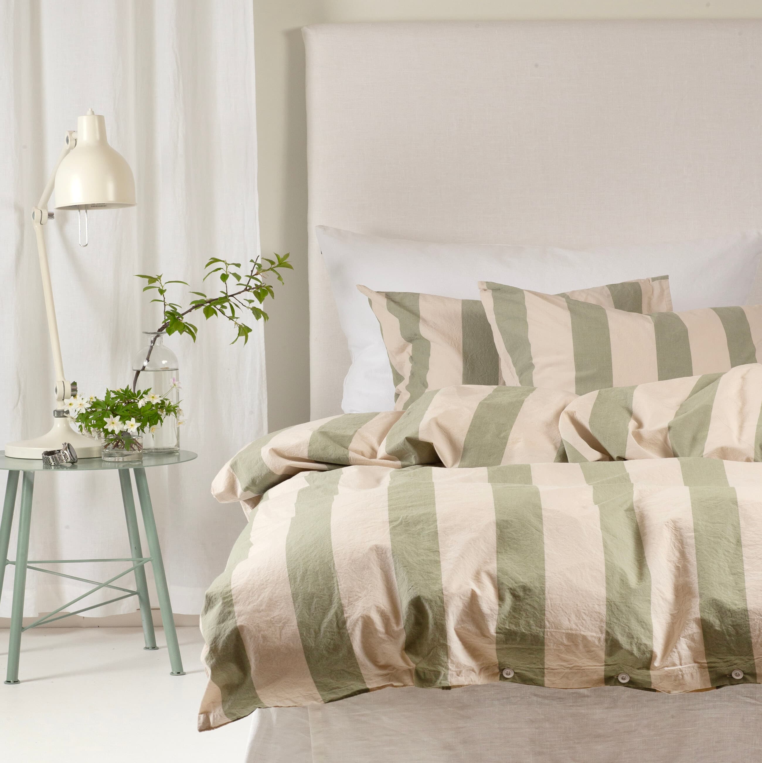 Daydreamer Pillowcase Percale Greenery 50x60