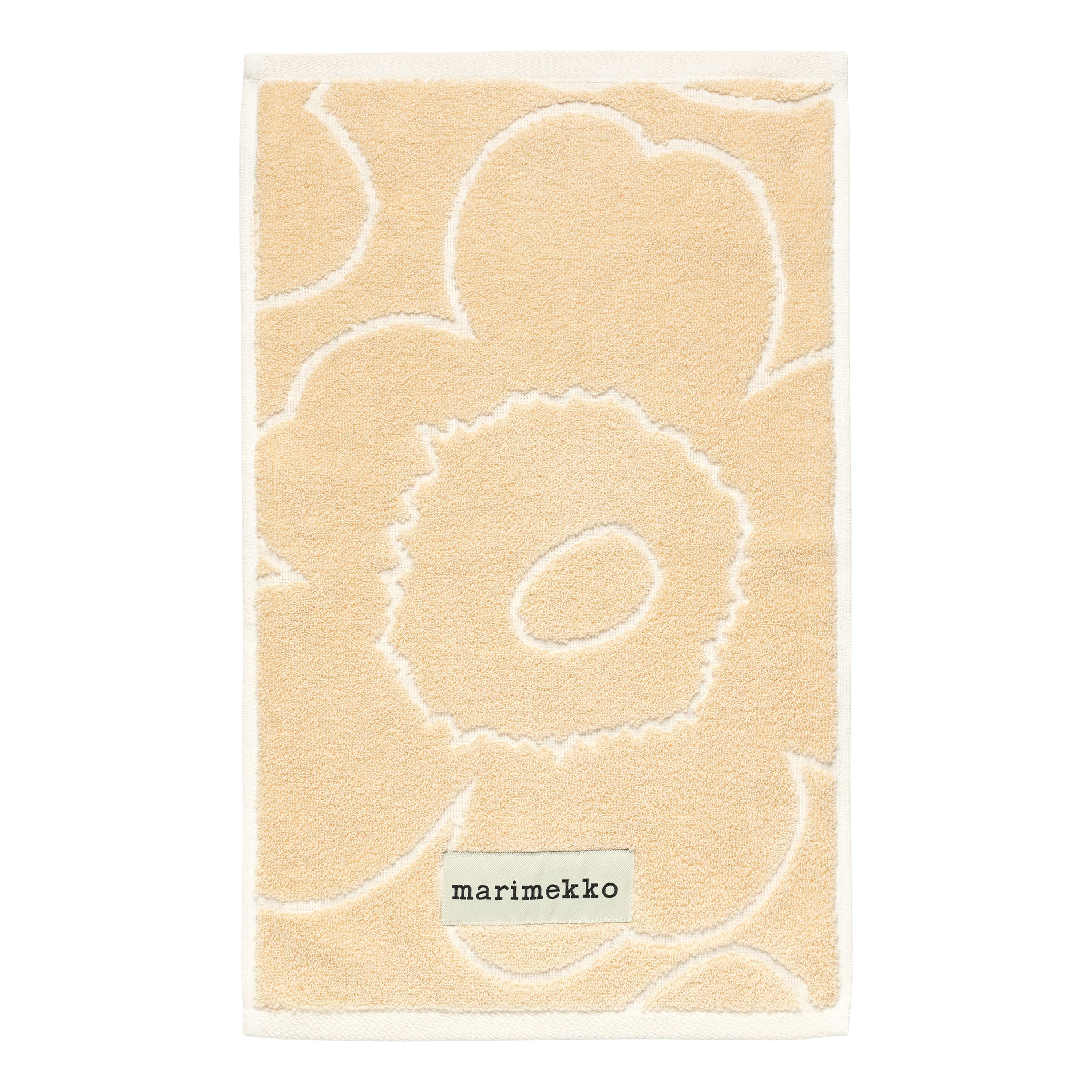 Piirto Unikko Gästetuch Straw/Off White 30x50