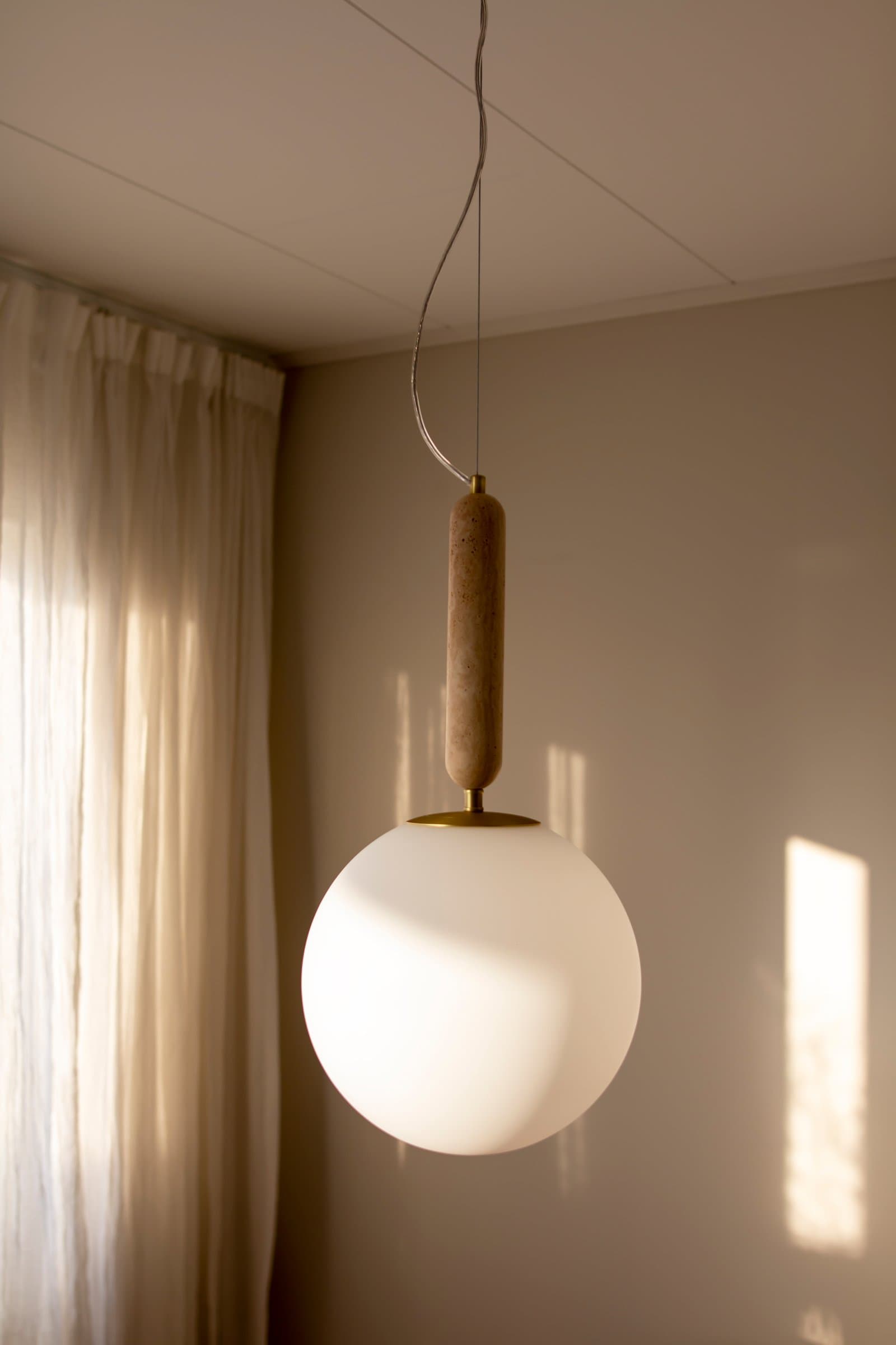 Torrano Ceiling Light Beige/White 30 cm