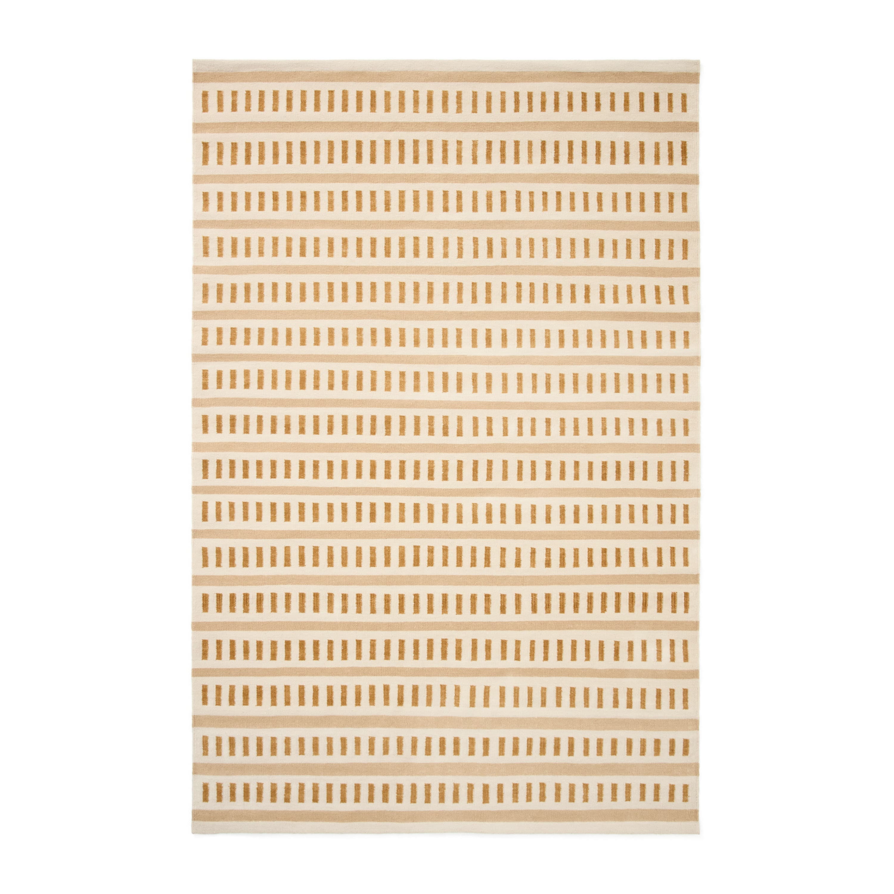 Ladakh Wollteppich Off White/Beige/Masala Yellow 180x270