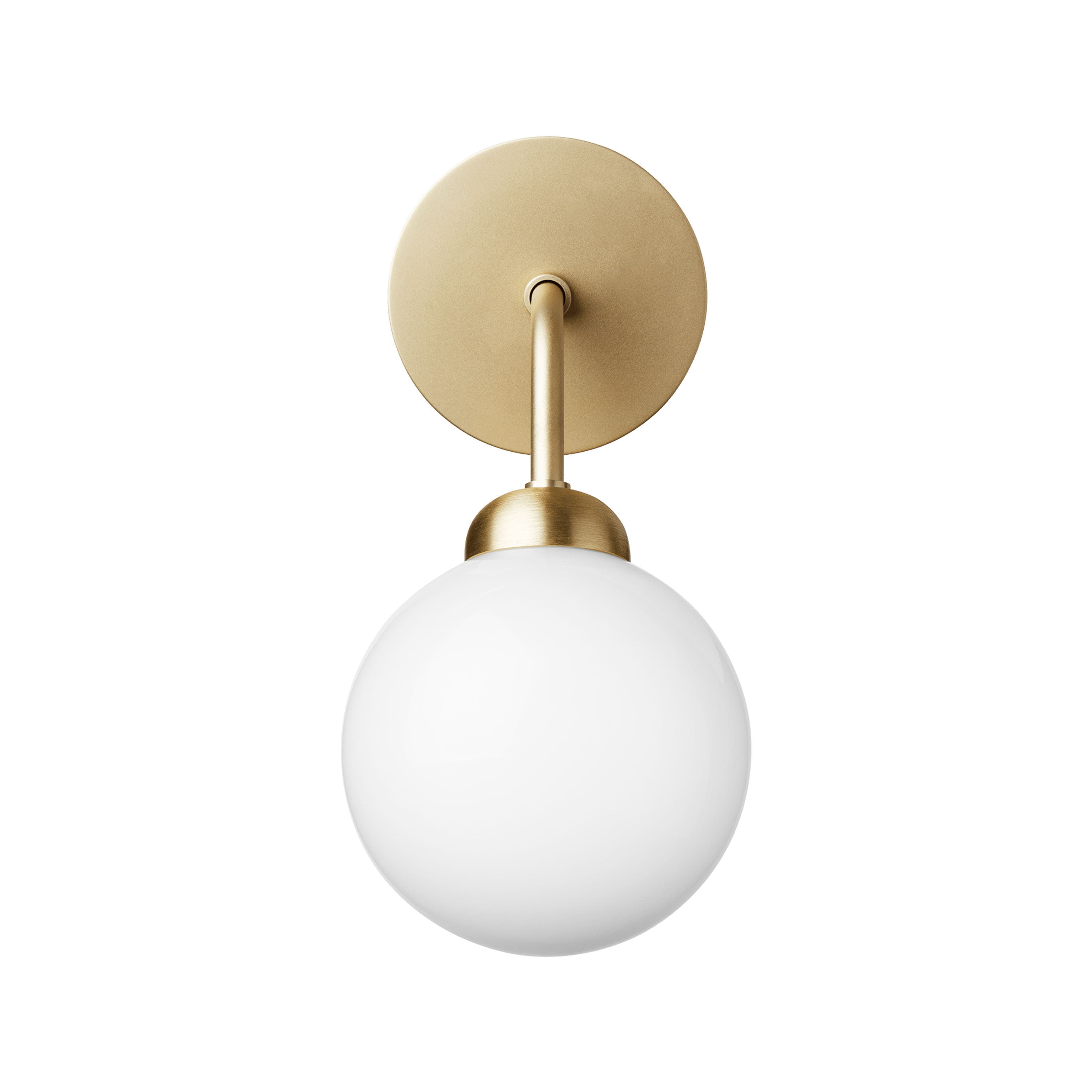 Apiales wall lamp Brushed Brass/Opal