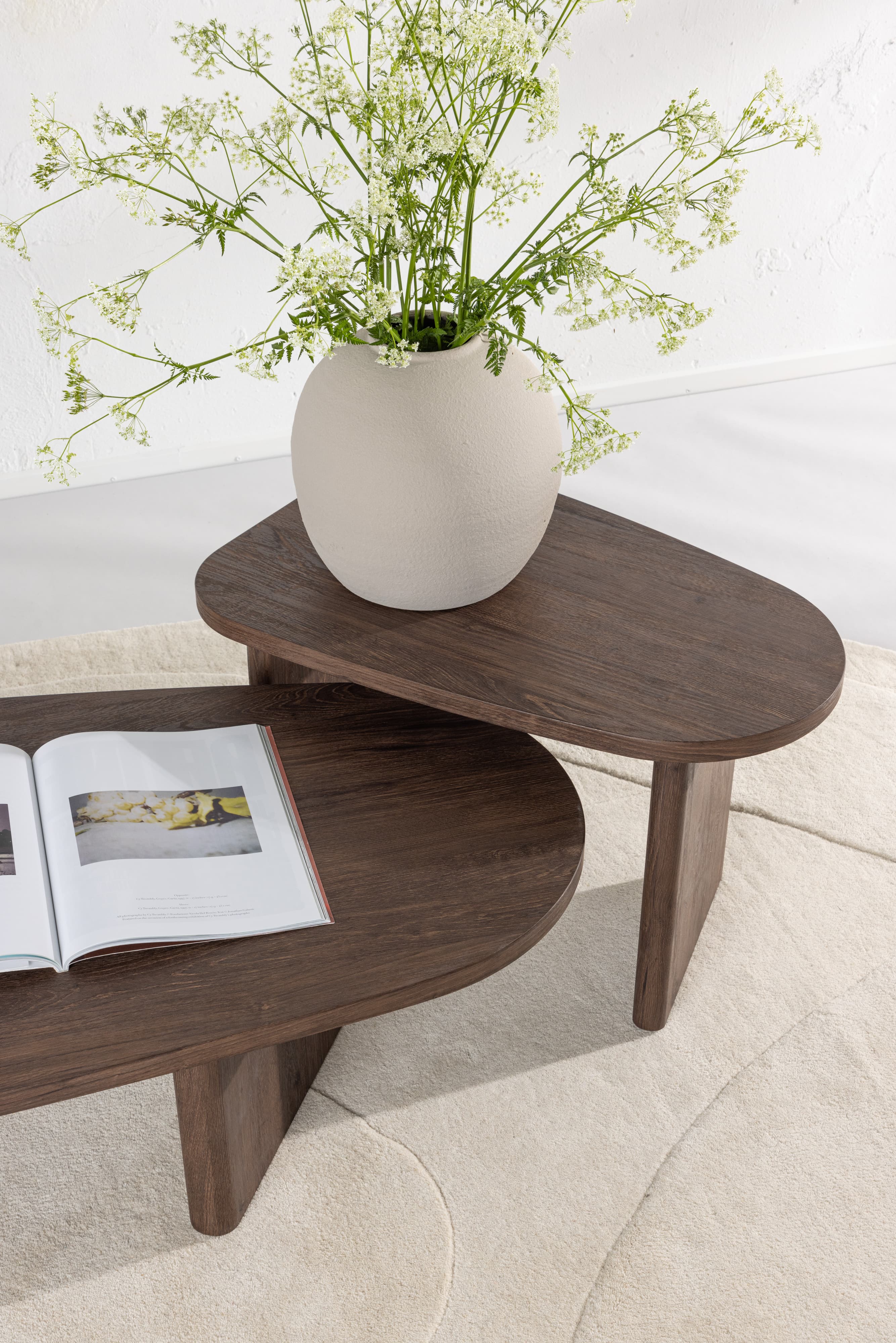 Grönvik Sidobord Mocca 70x45