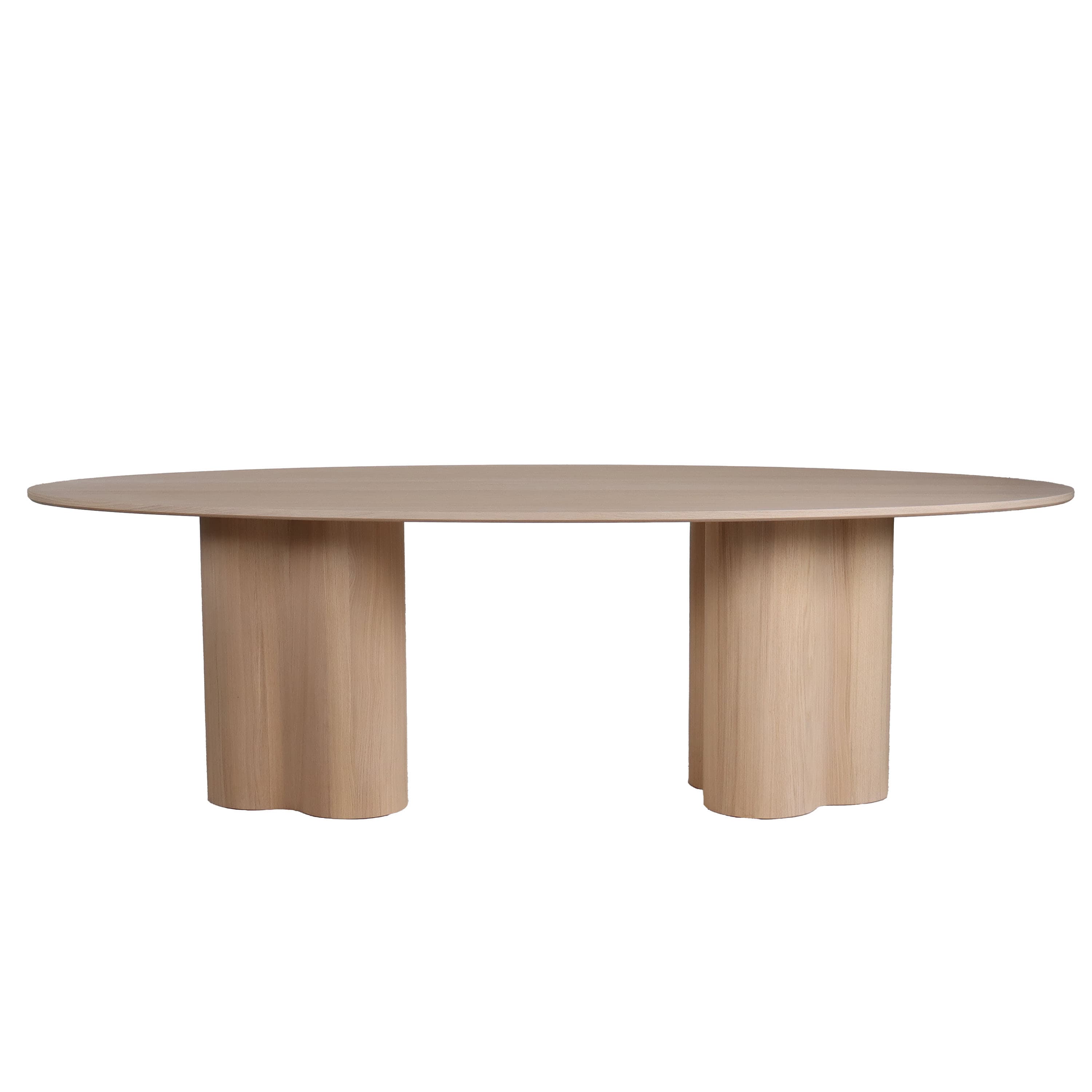 Laura Dining Table White Oiled Oak 220cm