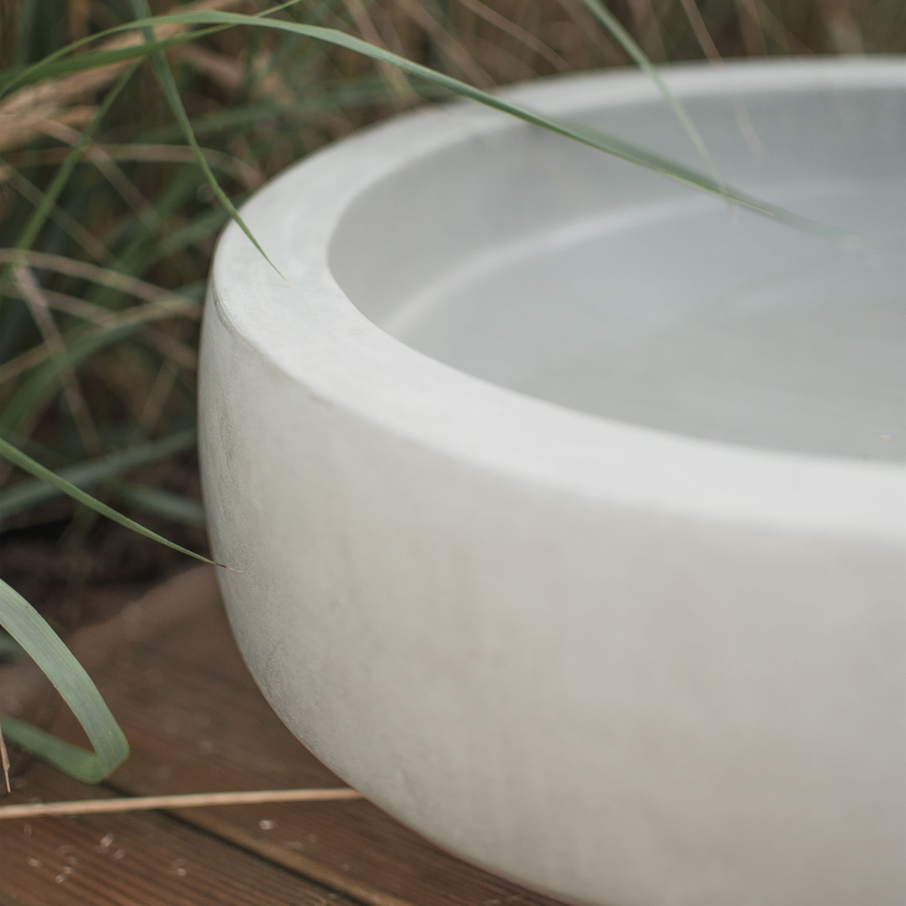 Garden Bowl  Schale Beton/Eisen Ø40
