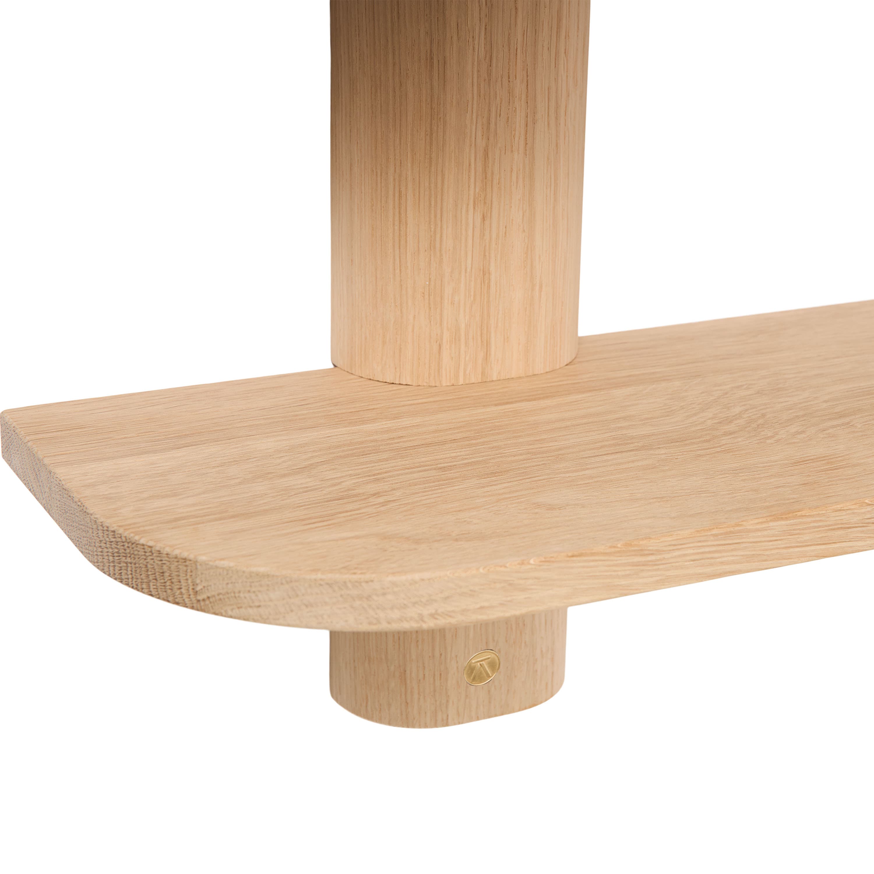 Bend Wandregal Eiche 50x40