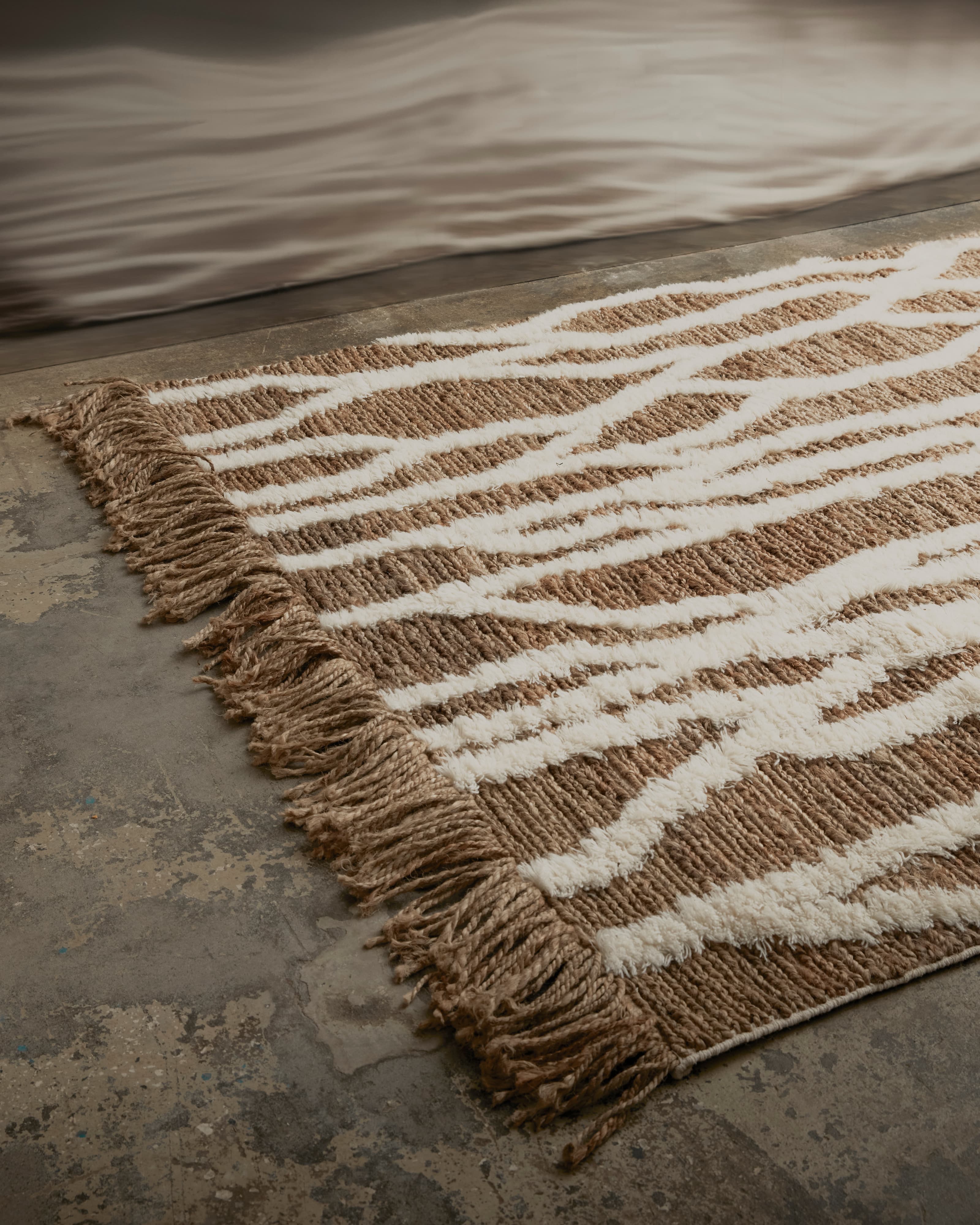Wahl Jute/Wool Rug Brown/Offwhite 250x350