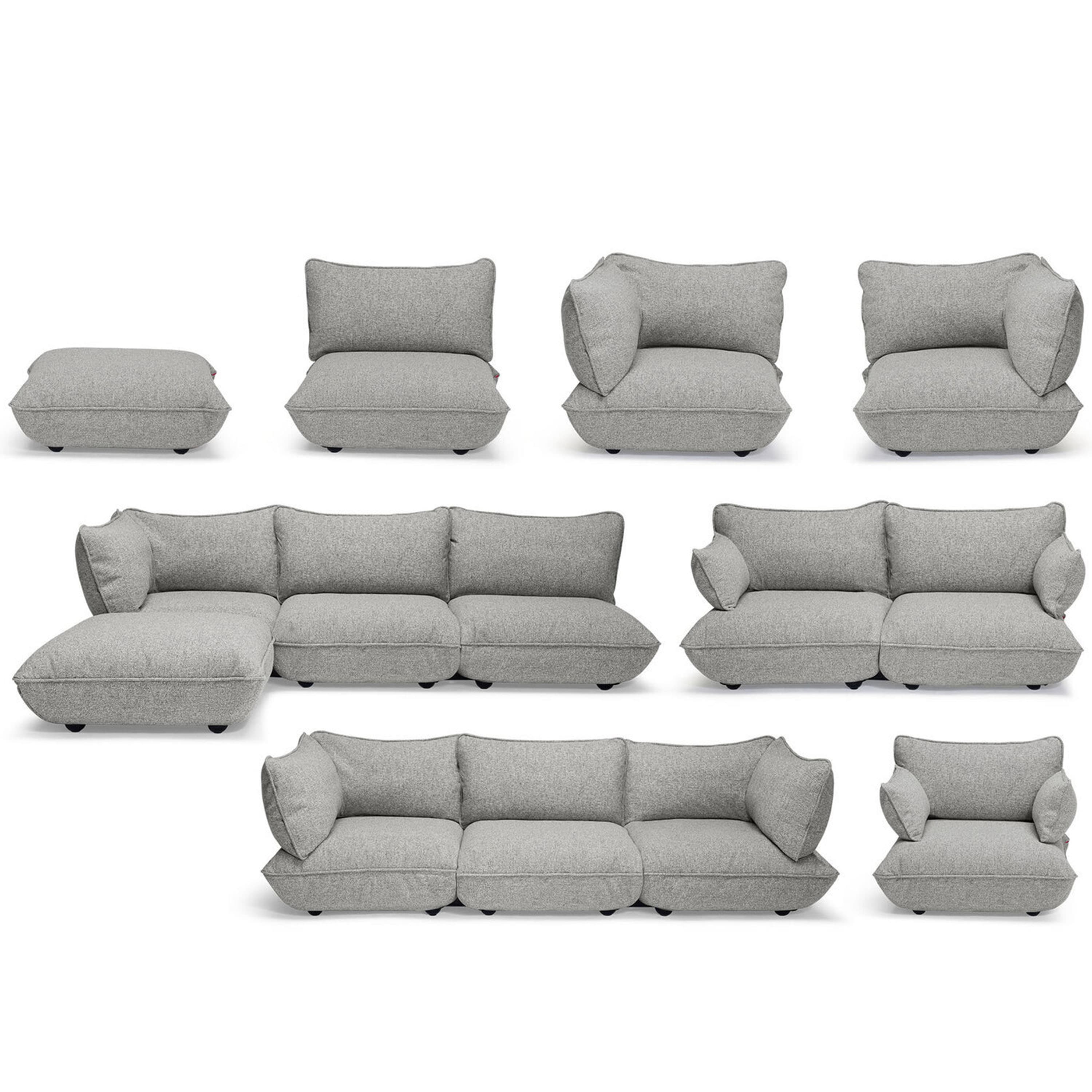 Sumo Mingle Divan sofa Grid Stone