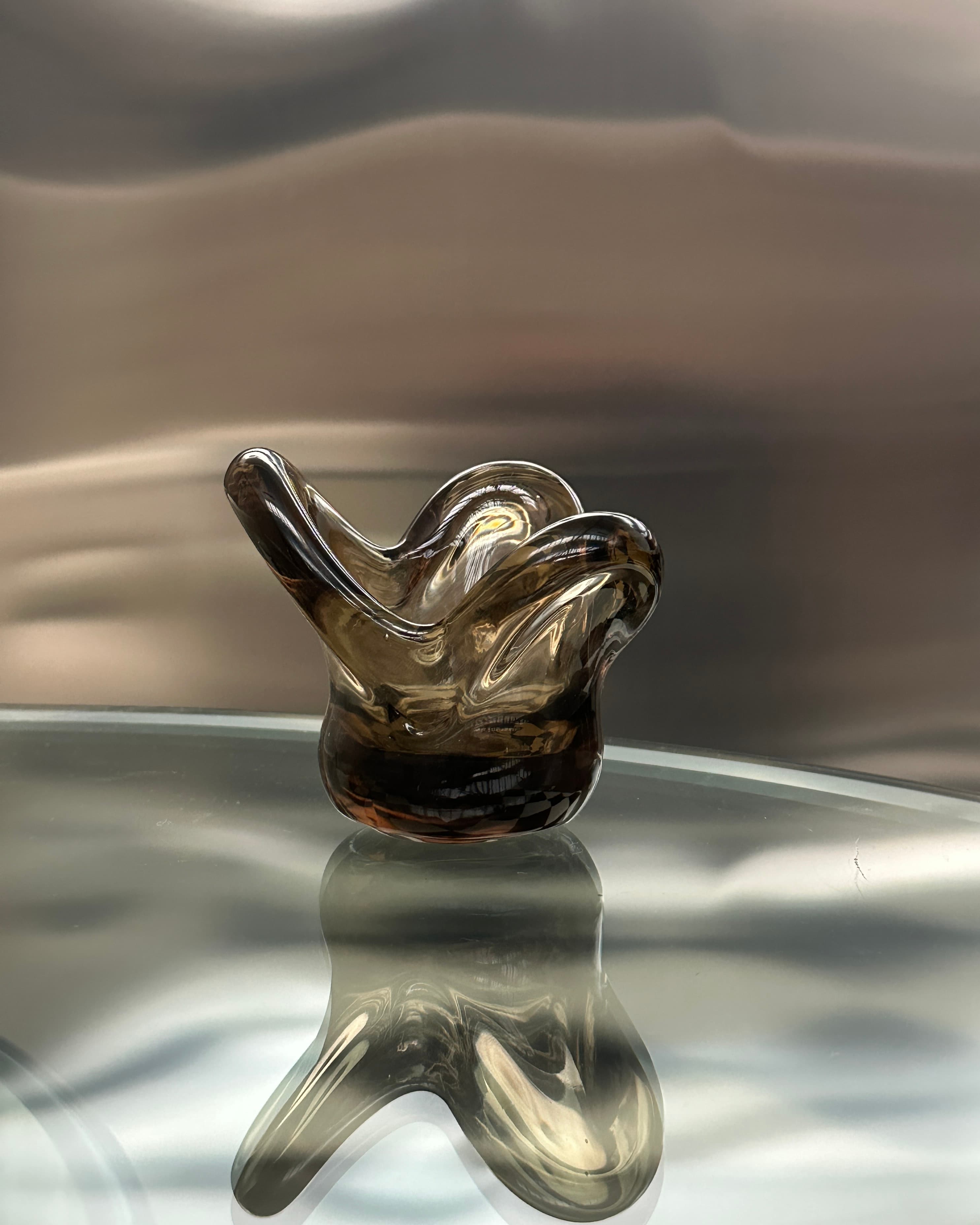 Candle Holder Brown 10cm