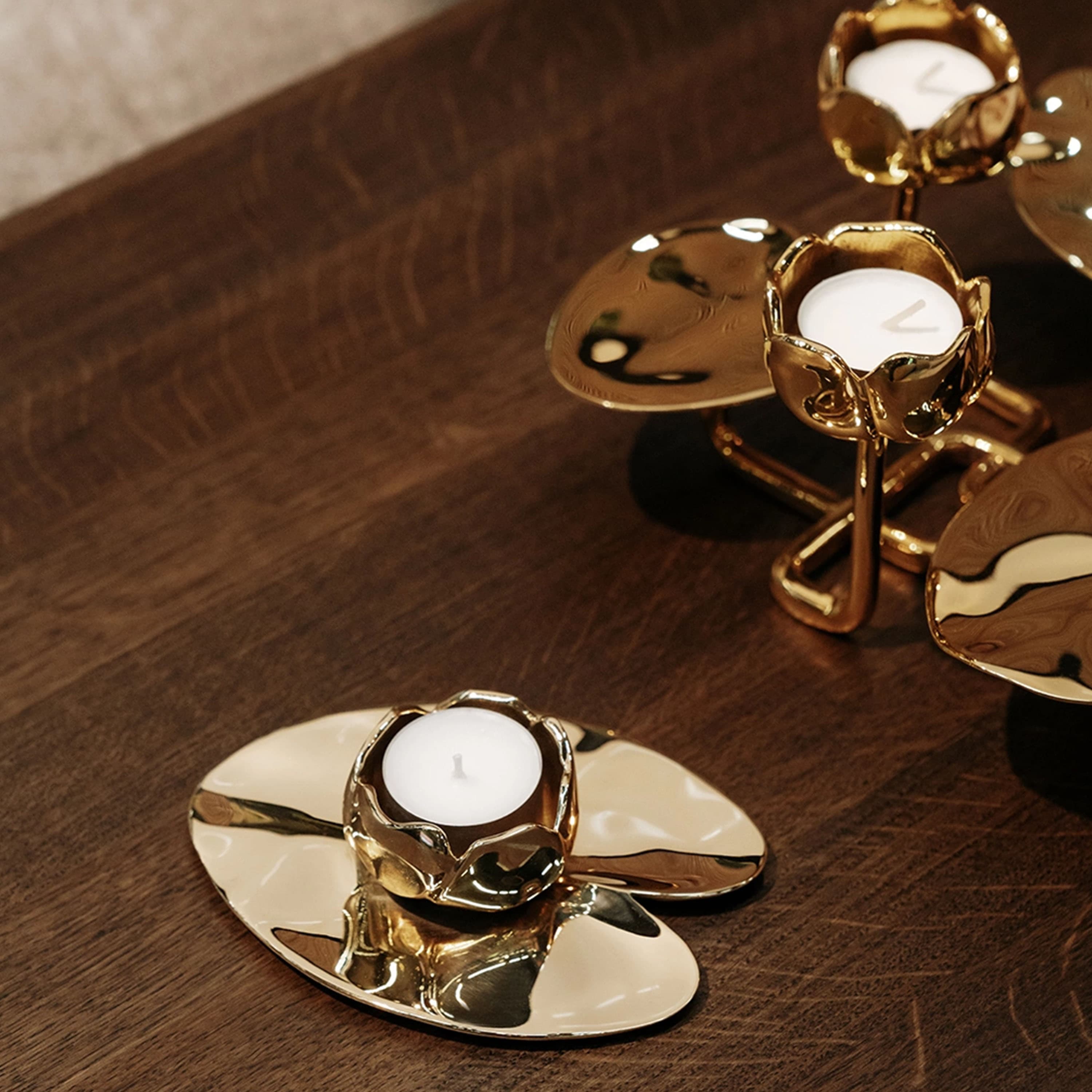 Ninfea Piccola Candleholder Gold