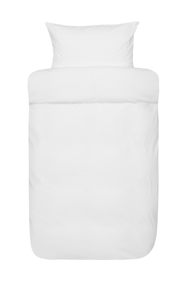 Frøya Single Duvet Cover Set White 150x210/50x60