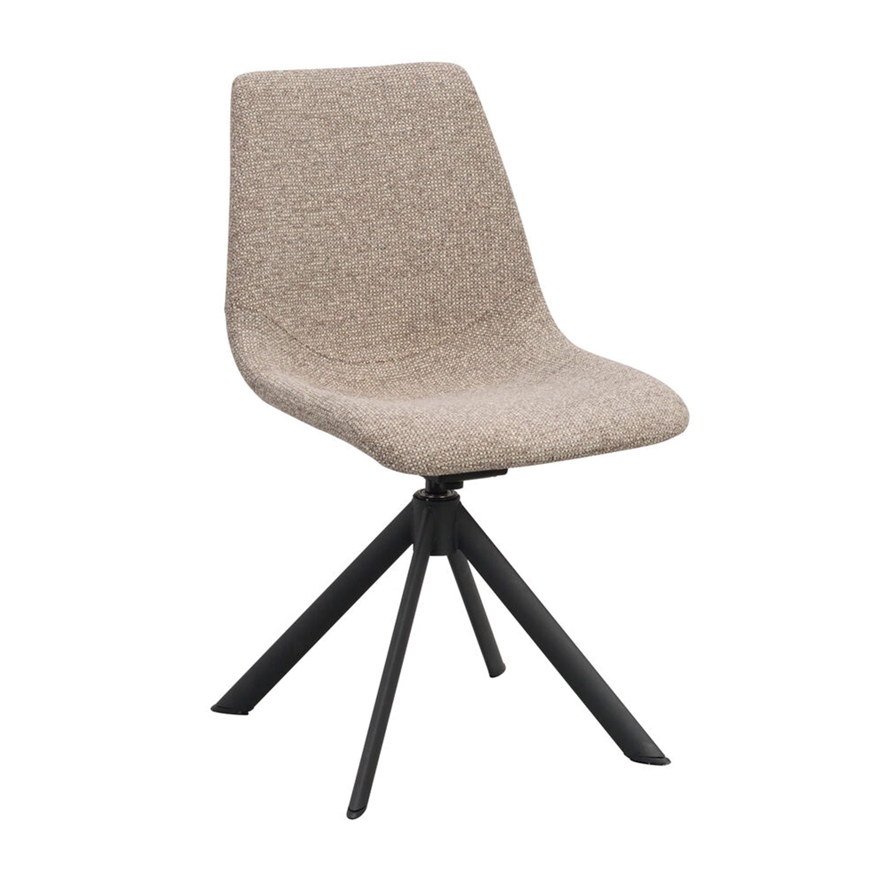 Dunmore Esszimmerstuhl Dunkelbeige/Schwarz