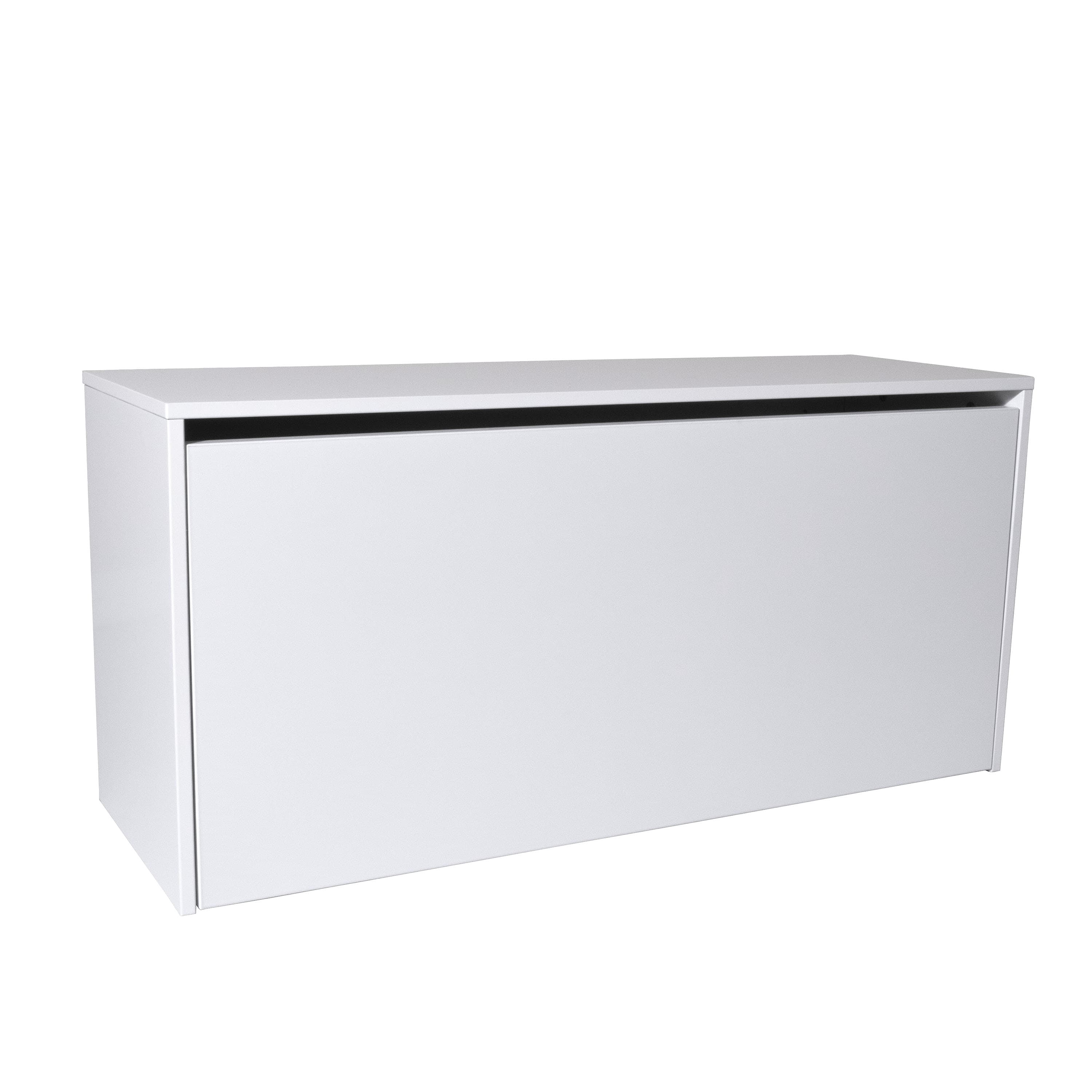 Pythagoras Wall Cabinet White 27x80cm