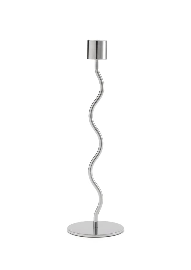 Curved Kerzenhalter Stainless Steel 26cm