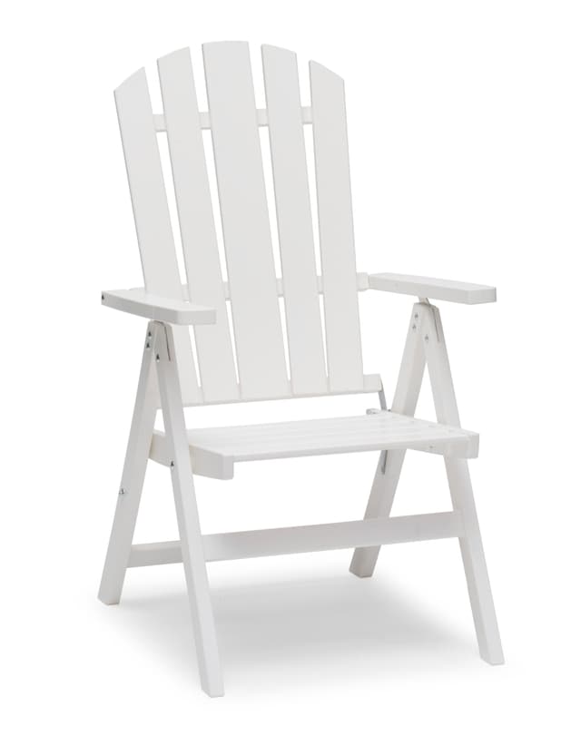 Läckö Adjustable outdoor chair White
