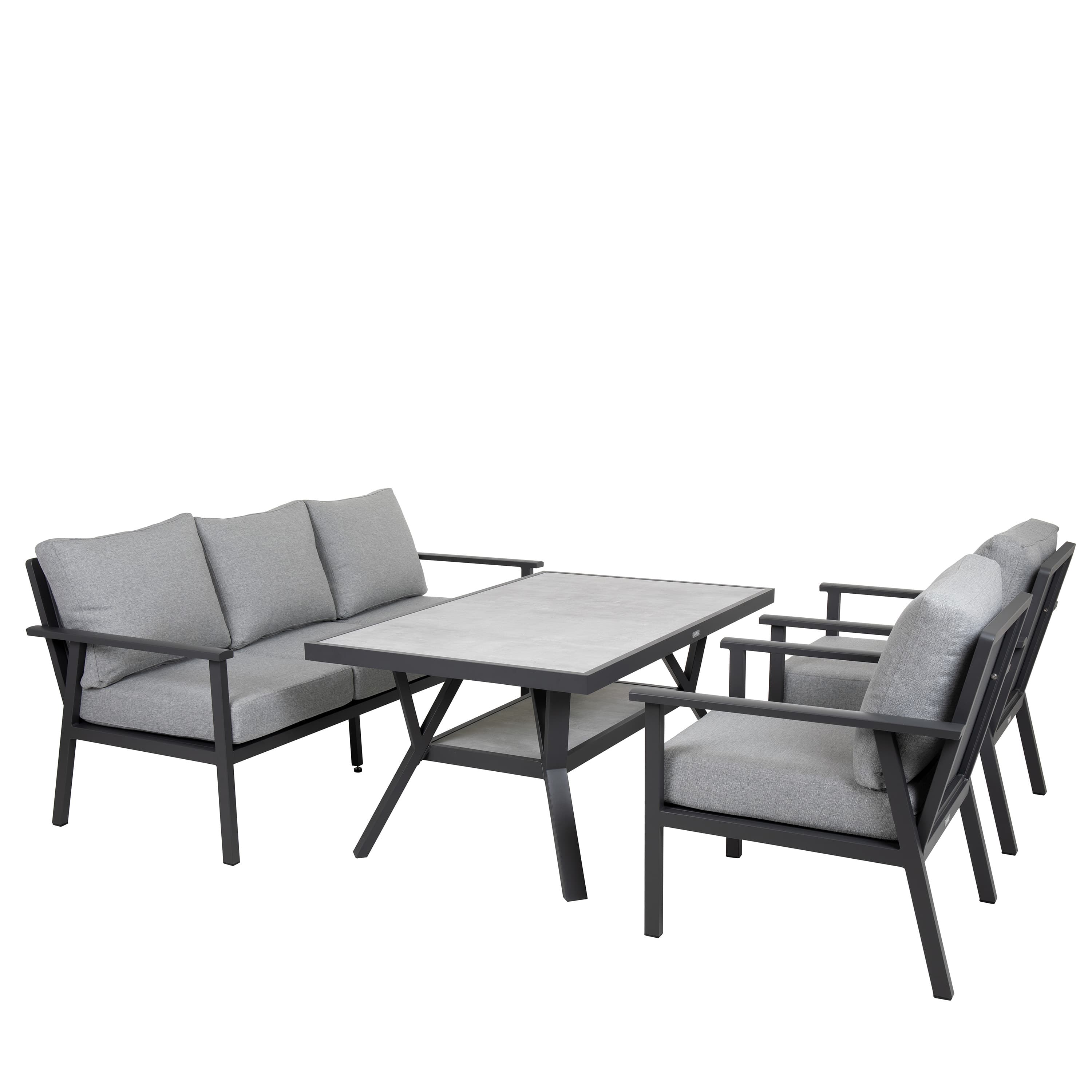 Samvaro 3-sits Soffa Antracit/Pearl Grey